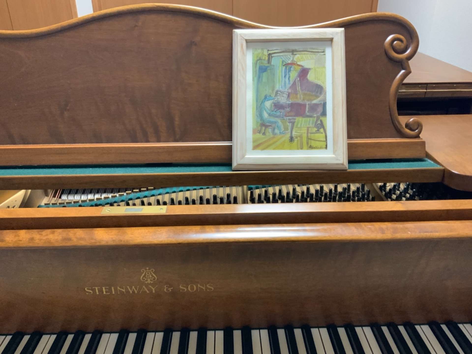 飯能音楽教室　ピアノをカエルが弾く！！